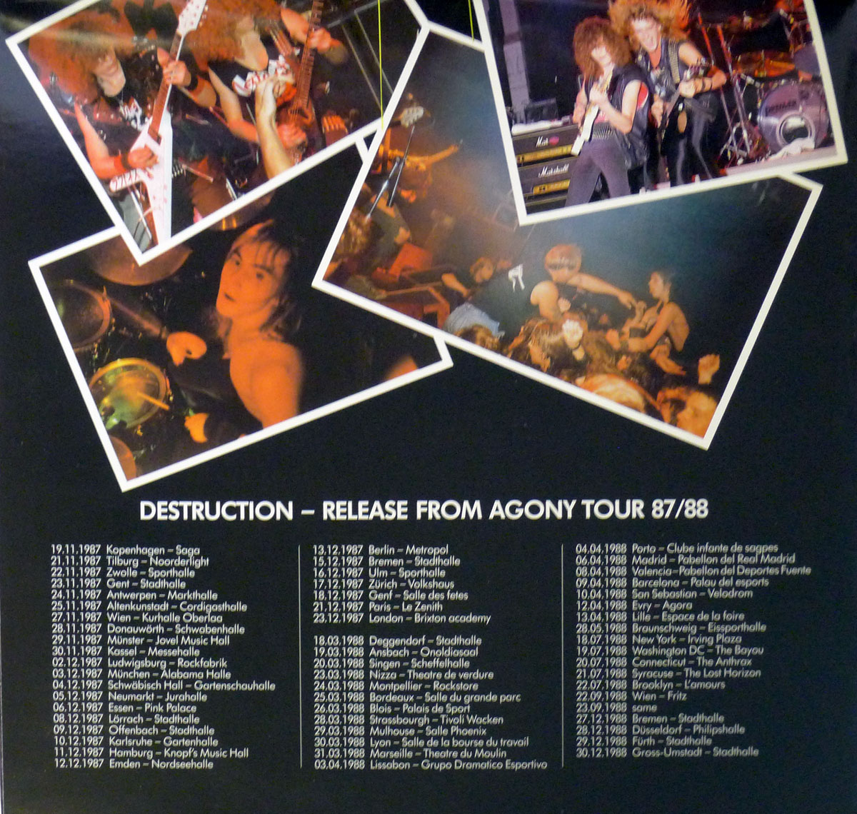 High Resolution Photo #4 DESTRUCTION Live Without Sense 